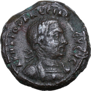 obverse: Valerian II Caesar (253-255).. BI Tetradrachm, Alexandria mint, 256-257