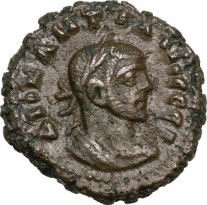obverse: Diocletian (284-305).. BI Tetradrachm, Alexandria  (Egypt). Dated RY 9 (292-293)