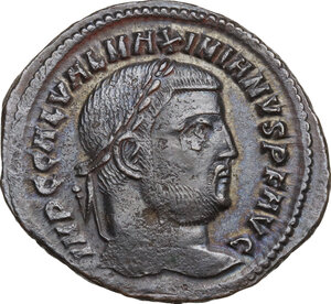 obverse: Galerius (305-311).. Follis, 308-310 AD. Nicomedia mint