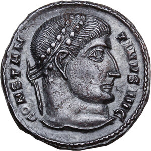obverse: Constantine I (307-337).. AE 19 mm, 320-321 AD. Thessalonica mint