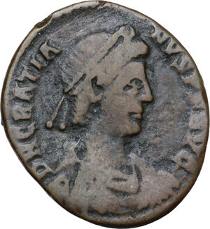 obverse: Gratian (367-383).. AE 24 mm. Siscia mint, 2nd officina. Struck 378-383 AD