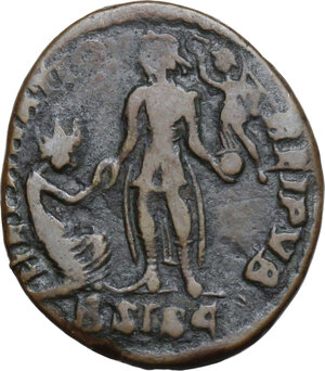 reverse: Gratian (367-383).. AE 24 mm. Siscia mint, 2nd officina. Struck 378-383 AD
