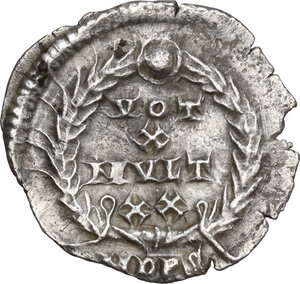 reverse: Theodosius I (379-395). AR Siliqua, Mediolanum mint, c. 387