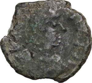 obverse: Justinian I (527-565).. AE Half Follis. Uncertain mint (Salona?). Struck 552/3