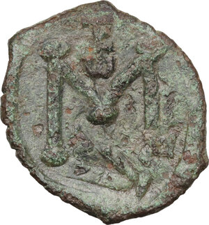 reverse: Constans II (641-668).. AE Follis, Syracuse mint, 650-651