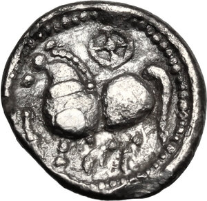 reverse: Celtic, Eastern Europe. AR Drachm, Scordisci, Syrmia mint, 3rd-2nd century BC
