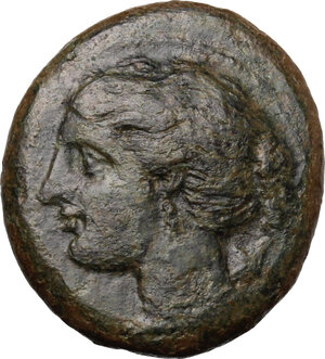 obverse: Akragas.  Phintias, (Tyrant, 287-279 BC).. AE 22 mm