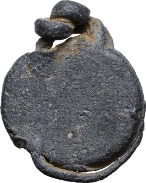 reverse: Ancient PB Seal with sword on shield