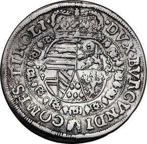reverse: Austria.  Leopold V (1619-1632). AR 10 Kreuzer 1632, Hall mint