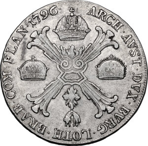 reverse: Austria.  Franz II (1792-1835).. AR Taler 1796 A, Wien mint
