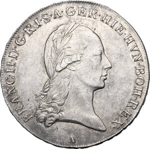 obverse: Austria.  Franz II (1792-1835).. AR Taler 1796 A, Wien mint