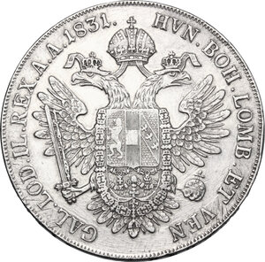 reverse: Austria.  Franz I (1804-1835). AR Taler 1831 A, Wien mint