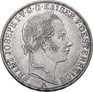 obverse: Austria.  Franz Joseph (1848-1916).. AR Vereinstaler 1861 A, Wien mint