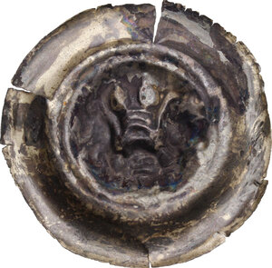 obverse: Germany.  Engelhardt II von Meißen (1207-1242). AR Bracteata, Naumburg (mint of the Bishop)