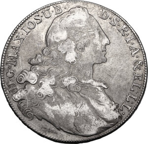 obverse: Germany.  Maximilian III Joseph (1745-1777). AR Taler 1756, Munich mint