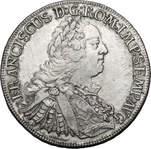 obverse: Germany.  Franz I Stephan (1745-1765).. Taler 1756, Free City of Regensburg mint