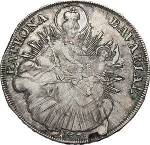 reverse: Germany.  Maximilian III Josef (1745-1777).. AR Konventiontaler 1767 A, Bayer, Amberg mint