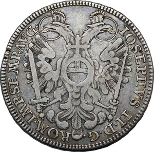 reverse: Germany. AR 1/2 Taler 1766, Nurnberg free city