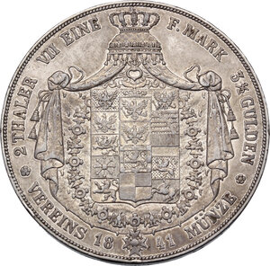 reverse: Germany.  Friedrich Wilhelm IV (1840-1861). AR Doppeltaler 1841 A, Preussen, Clausthal (Hannover) mint