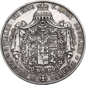 reverse: Germany.  Friedrich Wilhelm IV (1840-1861). AR Doppeltaler 1846 A, Preussen, Berlin mint
