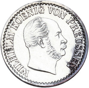 obverse: Germany.  Wilhelm I (1861-1888).. AR Groscen 1873 A, Preussen, Berlin mint