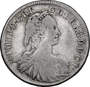obverse: Hungary.  Maria Theresia (1740-1780). AR 15 Kreuzer 1746 KB, Kremnitz mint