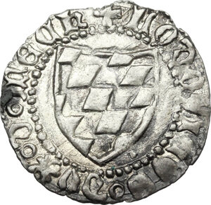 obverse: Italy .  Ludovico II (1412-1420). Soldo, Aquileia mint