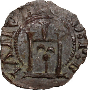 obverse: Italy..  Valeriano of Luxemburg, gov. for Carlo VI (March-August 1397). BI Denaro, Genova mint