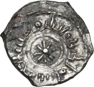 obverse: Italy .  Guglielmo I (1154-1166).. AR Kharruba, Palermo mint