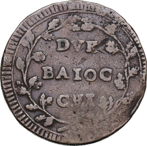 reverse: Italy .  Repubblica Romana (1797-1799). Due Baiocchi, Rome mint