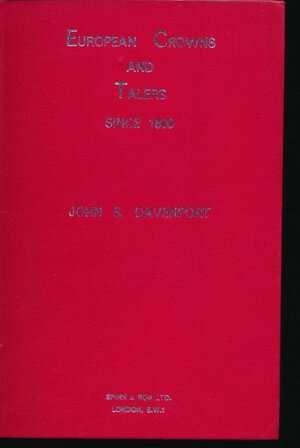 obverse: Davenport J. - Eiropean Crowns and Talers since 1800. USA, 1964, pp. 423 con brevi cennis torici, descrizione delle monete, foto in b/n e valutazioni di mercato. Buono stato