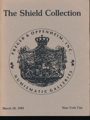 obverse: Preger & Oppenheim inc. - Asta 18 marzo 1981. The Shield Collection of Crowns and Minors of the world. New York. Buono stato.