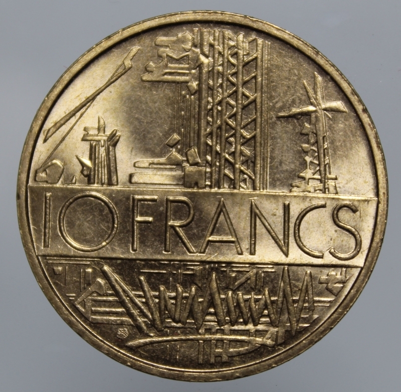 obverse: FRANCIA-10 FRANCS 1978MATHIEU-BA-FDC