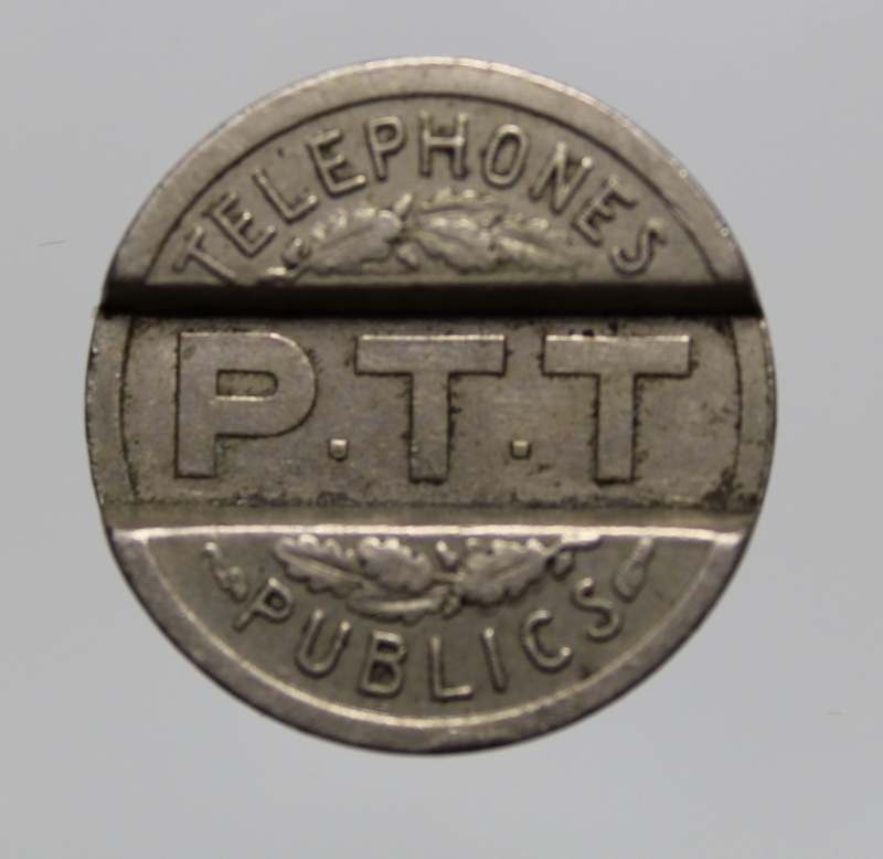 obverse: FRANCIA-GETTONE TELEFONICO-PTT-1937 NICKEL-BB