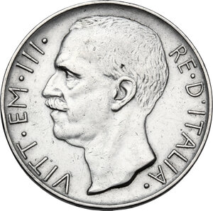 obverse: Vittorio Emanuele III (1900-1943). 10 lire 1926