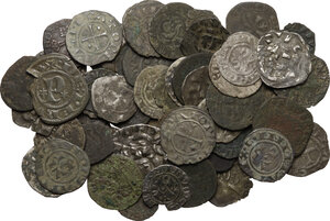 obverse: Zecche Italiane. Lotto di sessantuno (61) monete medievali da classificare