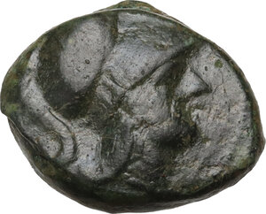 obverse: Anonimous. AE Half Unit, Neapolis mint, after 276 BC