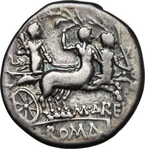reverse: M. Aurelius Cotta.AR Denarius, 139 BC