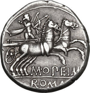reverse: M. Opimius.AR Denarius, 131 BC