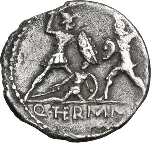 reverse: Q. Thermus M.f. AR Denarius, 103 BC