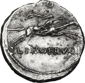 reverse: L. Calpurnius Piso Frugi.AR Denarius, 90 BC