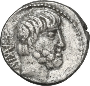 obverse: L. Titurius L. f. Sabinus.AR Denarius, 89 BC