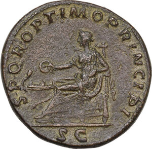 reverse: Trajan (98-117 AD).AE Dupondius, Rome mint, c.104-107 AD