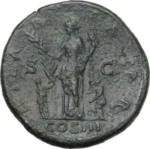 reverse: Hadrian (117-138).AE Sestertius, struck circa 128-132 AD