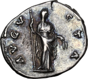 reverse: Faustina I, wife of Antoninus Pius (died 141 AD).AR Denarius, Rome mint
