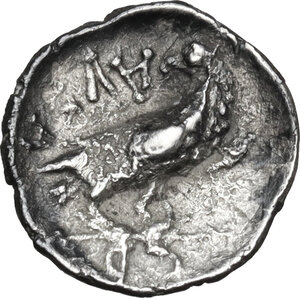 reverse: Central Italy, Alba Fucens. AR Obol, c. 280-275 BC