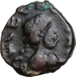 obverse: Leo I (457-474).AE Nummus, uncertain mint