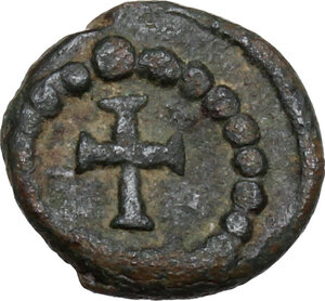 reverse: Vandals (?) , Pseudo Imperial coinage.AE Nummus, c.440-490 AD, Carthage (?) mint