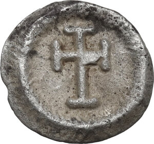 reverse: Heraclius (610-641).AR 120 Nummi or quarter Siliqua, Ravenna mint