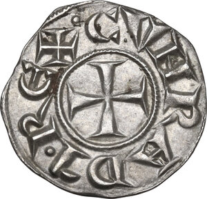 obverse: Genova. Repubblica (1139-1339). Denaro